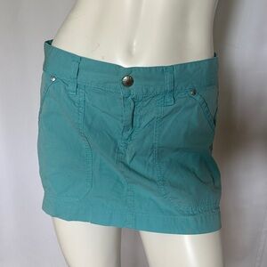 Chic Teal Mini Skirt for Women